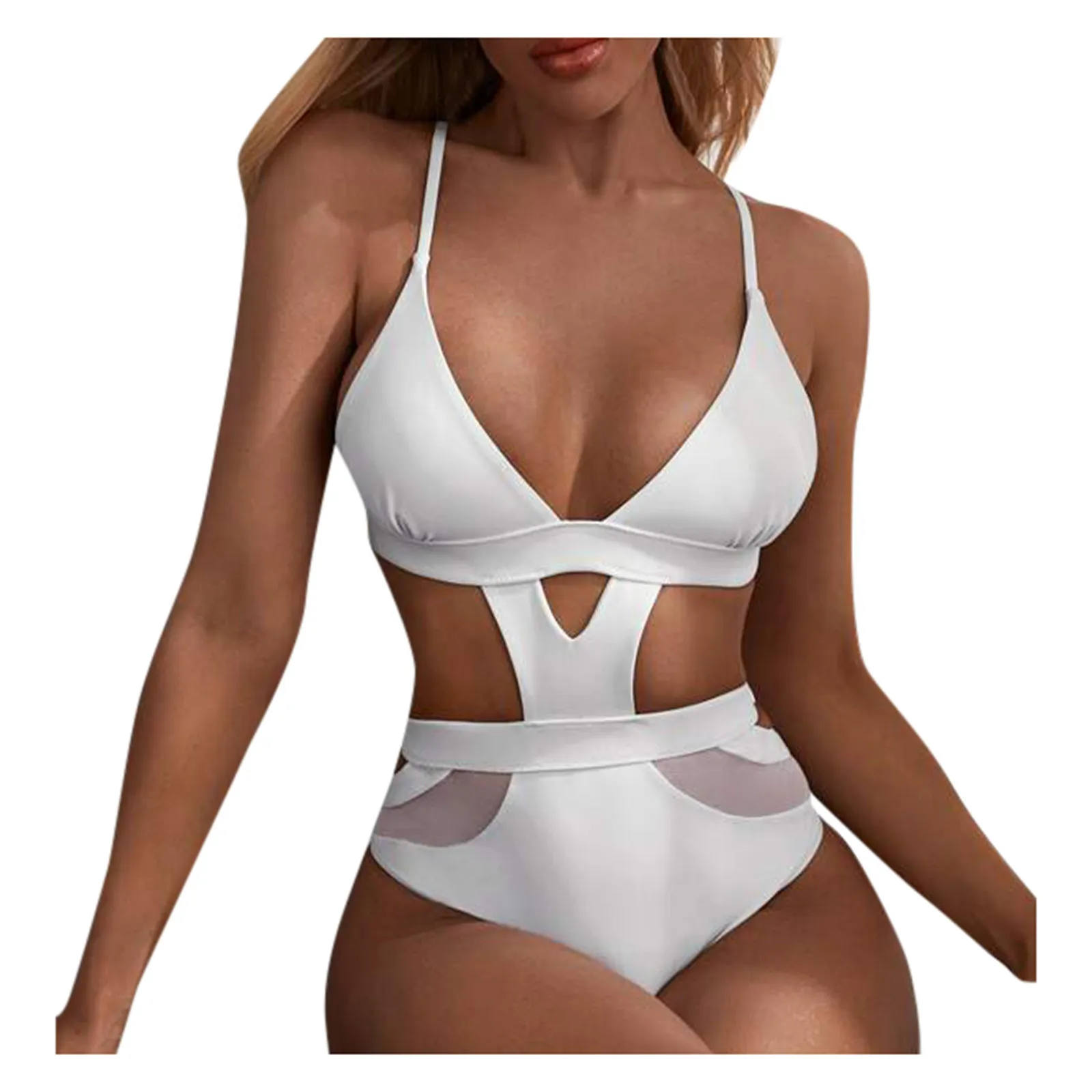 

2020 New Bikini Women Swimwear High Waist Strapless Sexy Bikini Pure Color Women Swimsuit Padded Bathing Suit Monokin Bikini Muj