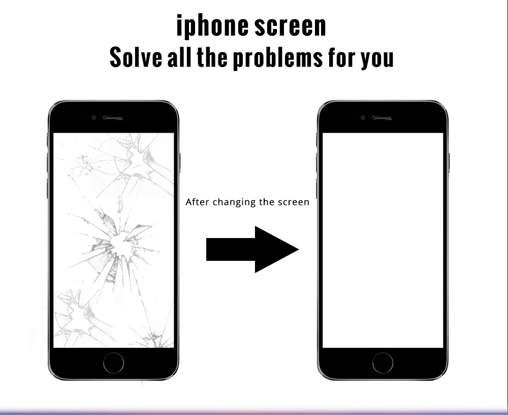 AAA +++ качественный экран для iPhone 6 6S 7 8 Plus ЖК дисплей с 3D сенсорным экраном замена 100%
