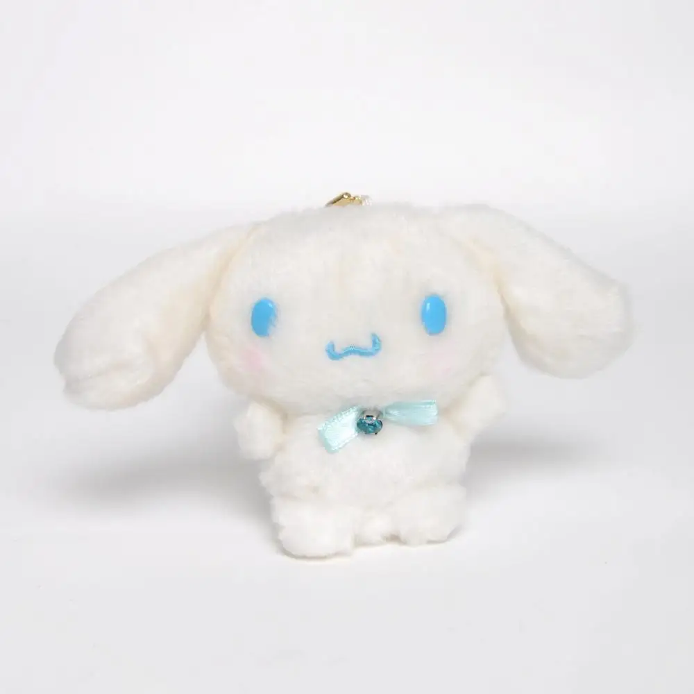 10 см кавайная Sanrioed аниме Cinnamoroll плюшевая игрушка маленькая белая собака подвеска
