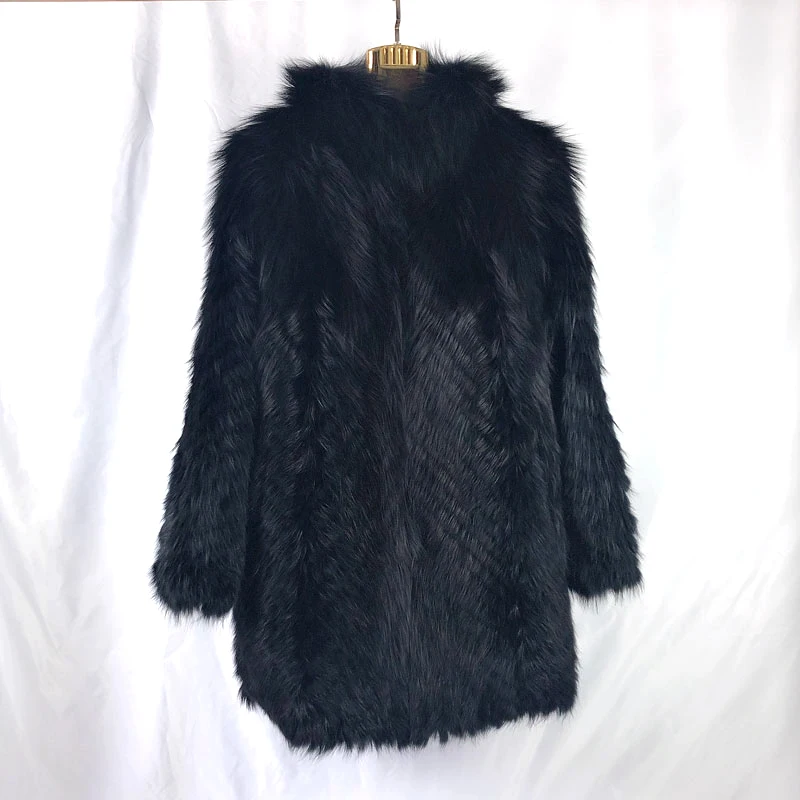 

Real fur coat Winter fox fur coat woman natural fur coats women real fur collar coat Keep warm in winter QD.YISHANG 2019