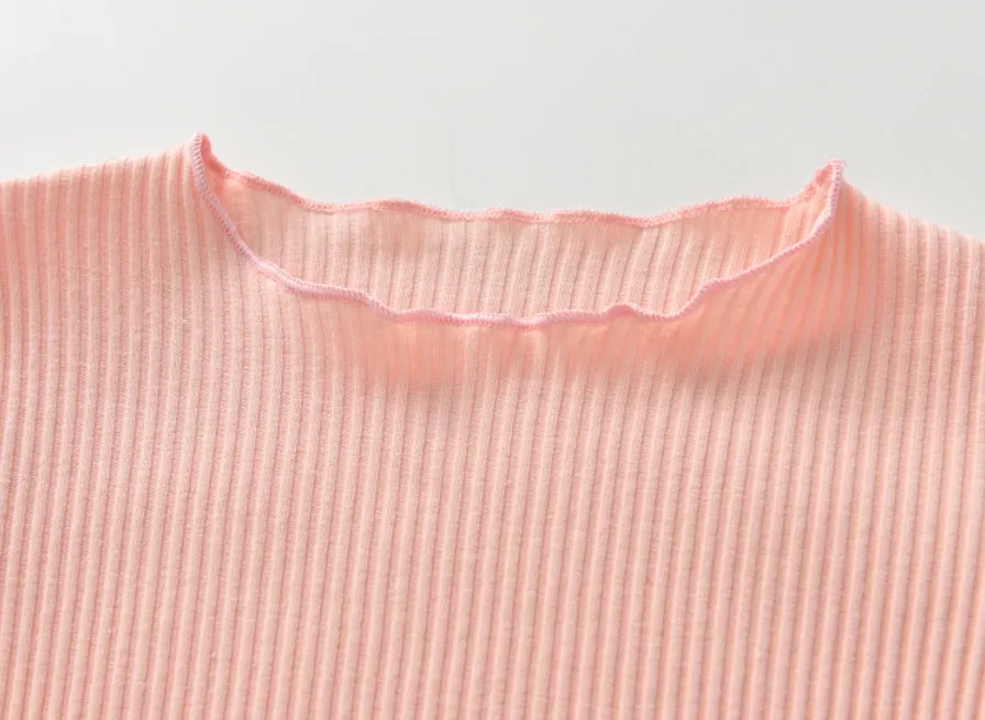 Fashion Baby Girls T Shirts For Autumn Spring Infant Toddler Girl Bottoming shirt Kids Long Sleeve T shirts Top Children Clothes