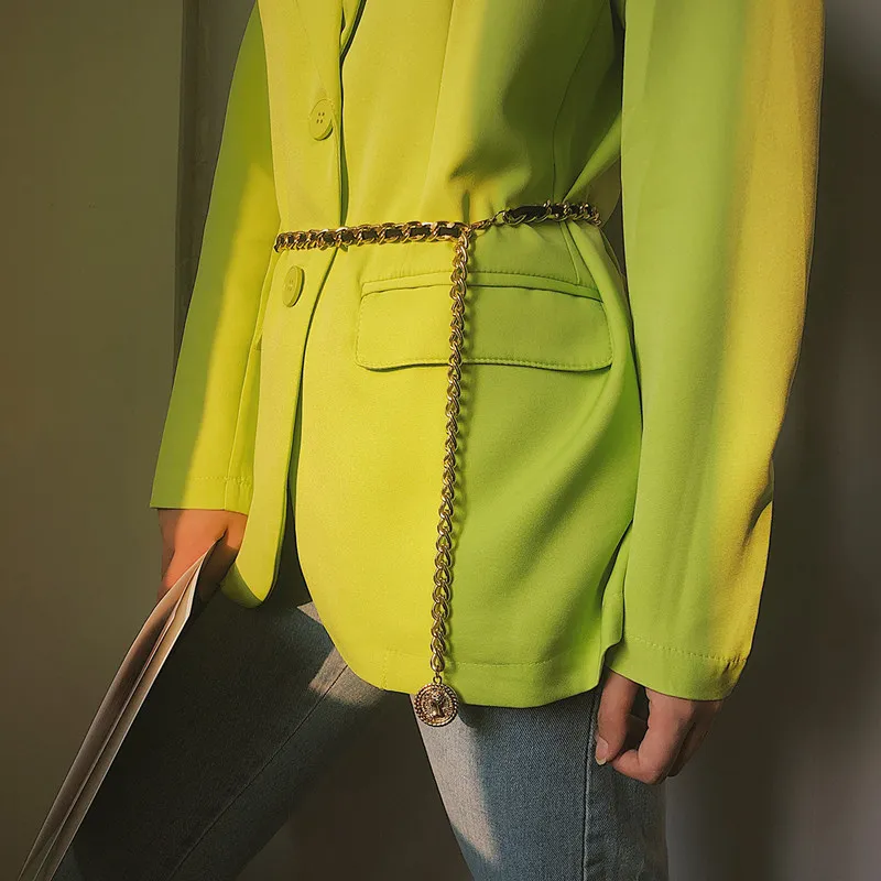 Женская цепь на талию металлическая в стиле хип-хоп Ювелирное Украшение для