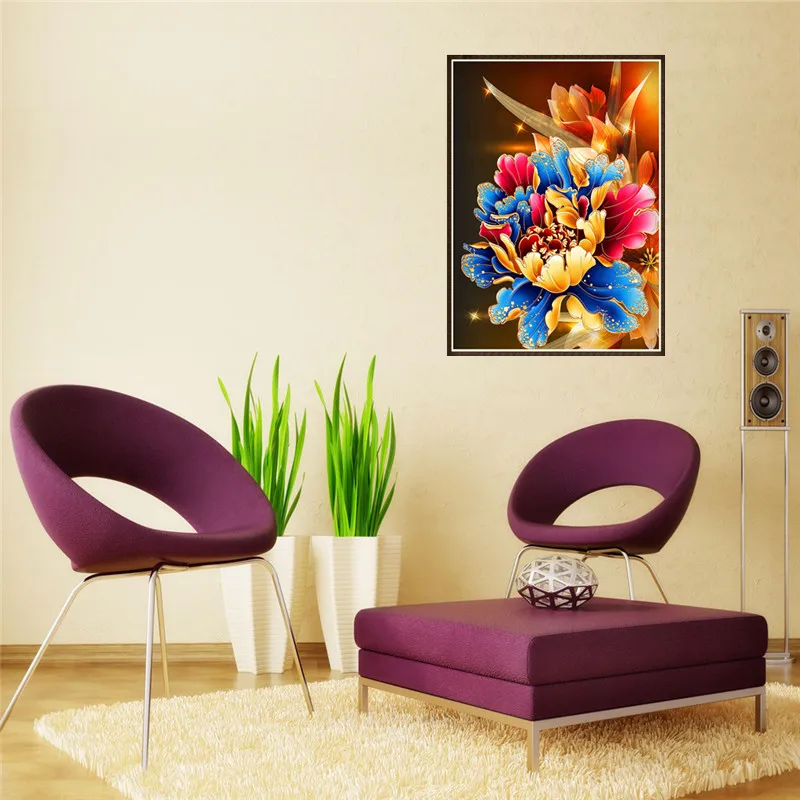 Элегантный цветочный узор 5D сделай сам полностью алмазная вышивка мозаика