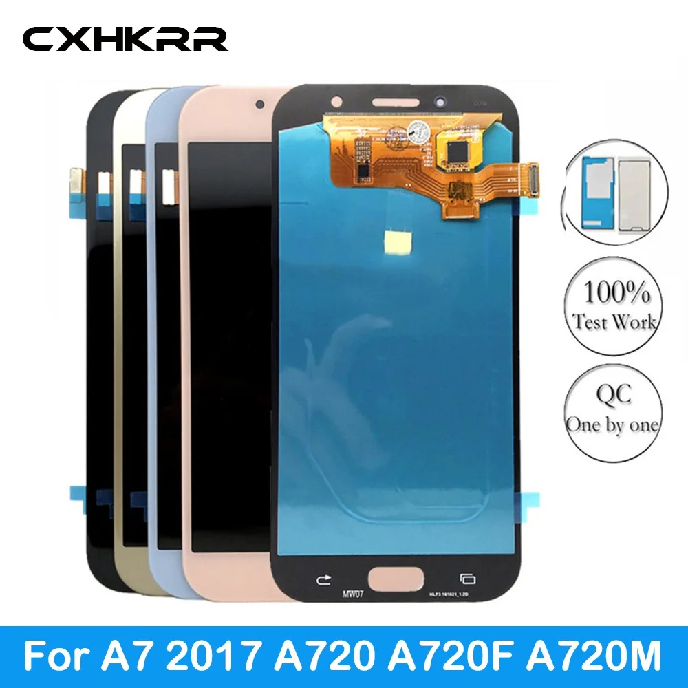 ЖК дисплей для Samsung Galaxy A7 2017 A720 A720F A720M|touch screen digitizer|lcd digitizerscreen touch |