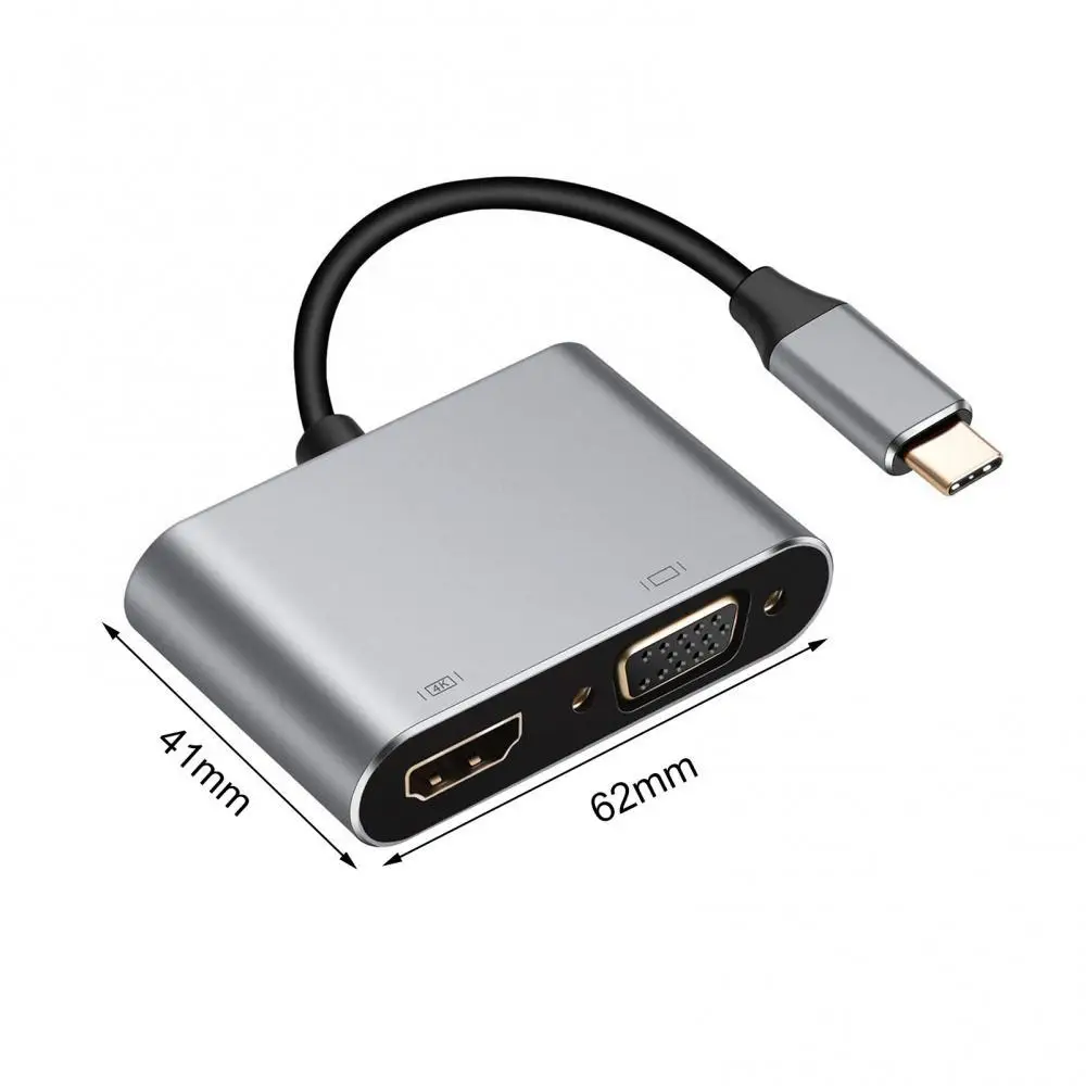 

Док-станция USB-C, 4K VGA, 1080P, PD, USB 3,0, USB-C
