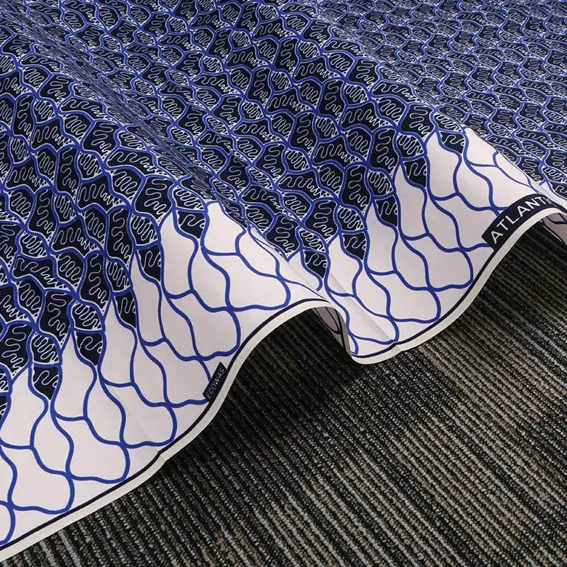 Новинка 2019 Модный узор африканская национальная ткань для одежды крашеная в