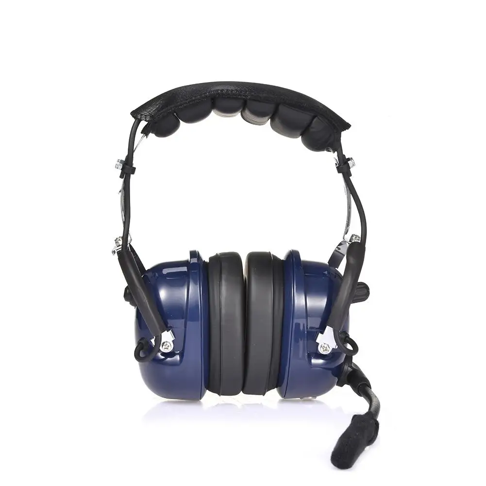 Авиации пилот ABS гарнитура Шум снижение GA двойной Вилки MP3 музыка Вход с комфортом