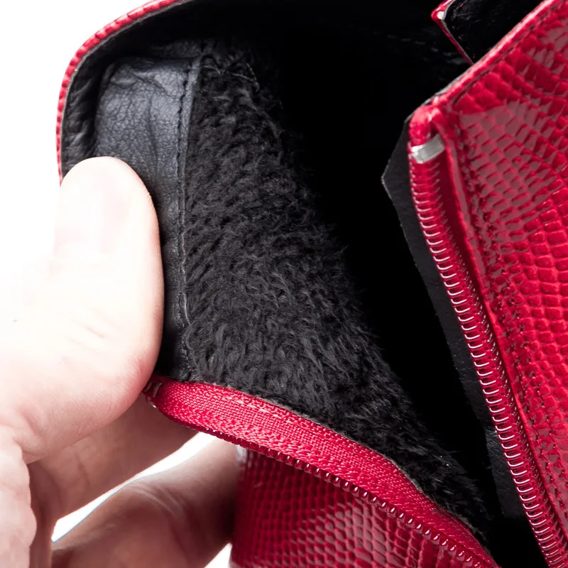 Winter The New Fashion High Heels Martin Boots Sexy Belt Buckle Pointed Toe Zip Ankle Thin Heels Super High (8cm-up) Plush Solid