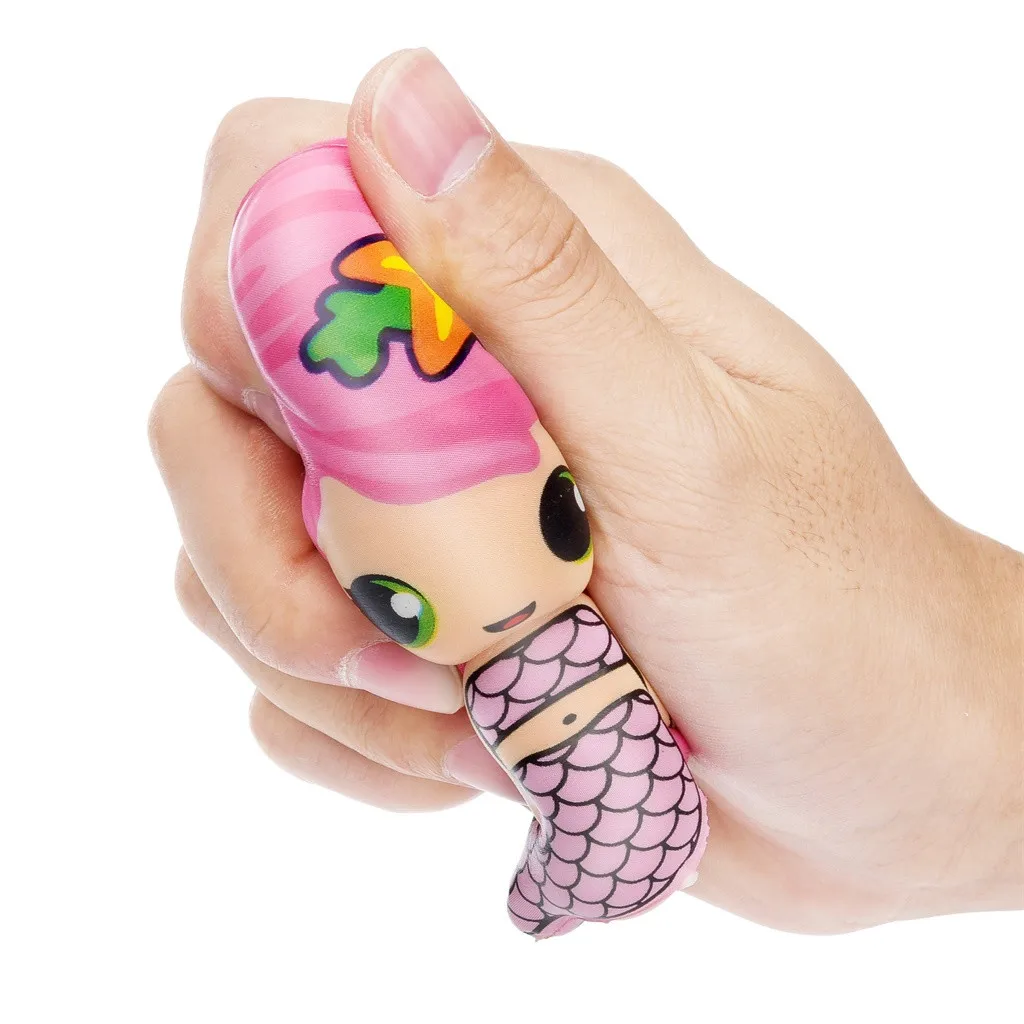 

07lovely Squeeze Dolls Squishies Toy Kawaii Mermaid Slow Rising Cream Scented Stress Relief Toys Gifts Squishy Toy birthday gift
