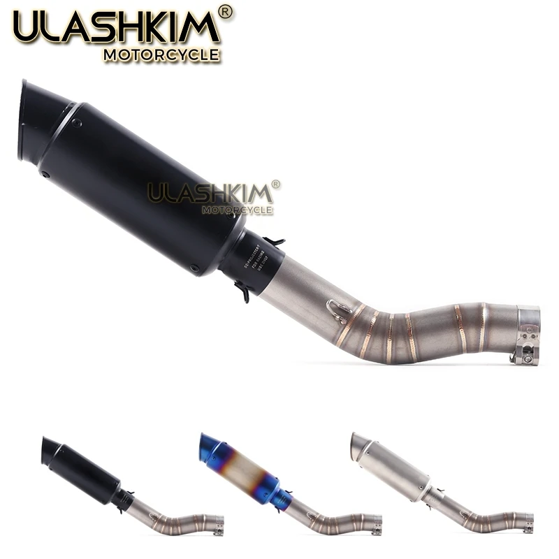 Полный цикл Системы выхлопа среднего звена трубы слипоны для suzuki GSXR1000 GSX R1000 GSXR 1000