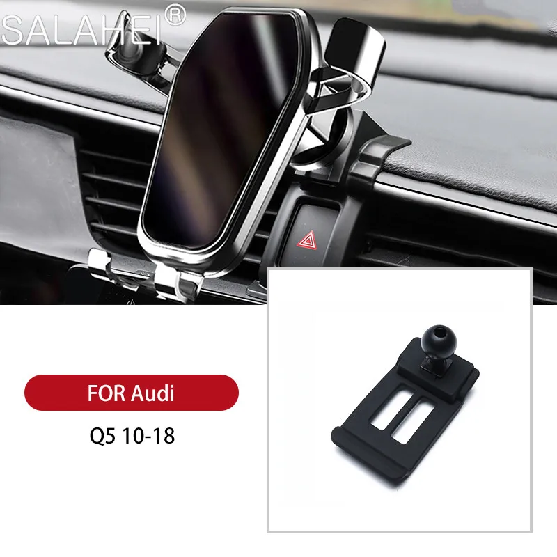 

Автомобильный мобильный телефон держатель для Audi Q5 2010 2011 2012 2013 2014 2015 2016 2017 2018 крепление, устанавливаемое на вентиляционное отверстие в салон...
