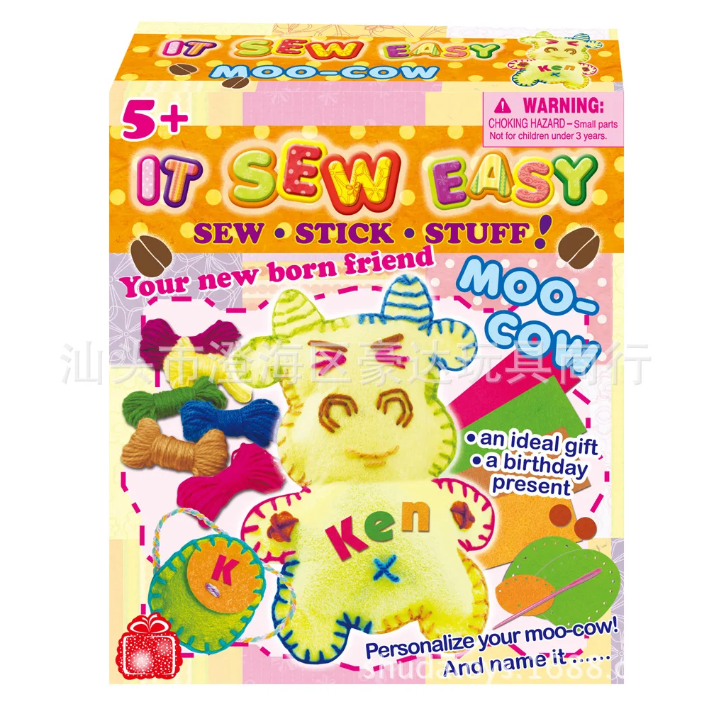 

Xinqite DIY Calf Doll Little Girl Play House Sewing Music Creative Hand-Made Tools