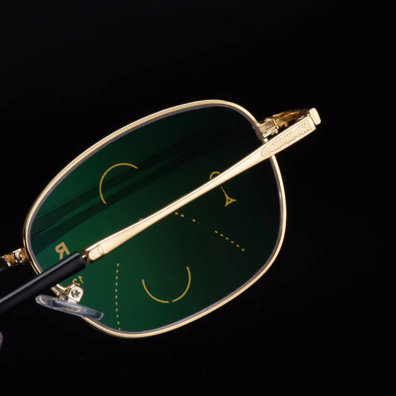 Прогрессивные очки с диоптриями Для мужчин по рецепту Оптические Близорукость