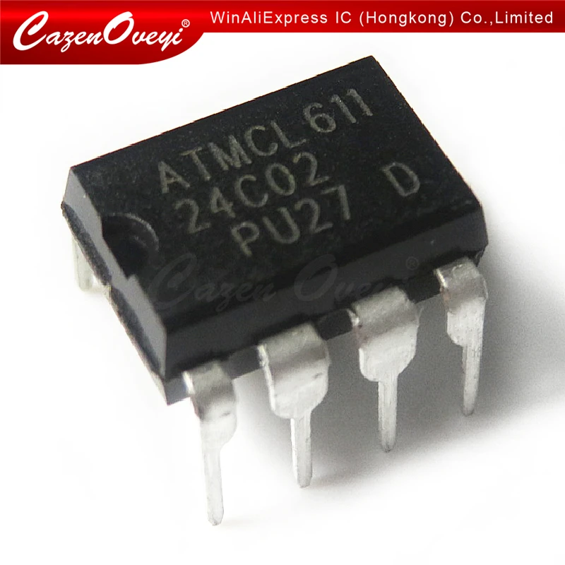 10 шт./лот 24C02 24C02N 24C02AN 24C02BN 24C02WP AT24C02 AT24C02AN AT24C02BN DIP-8 в наличии