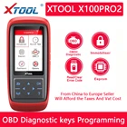 Диагностический инструмент XTOOL X100 Pro2, считыватель кодов OBD2, автоматический программатор ключейСброс ЭБУ EEPROM с несколькими языками, бесплатное обновление
