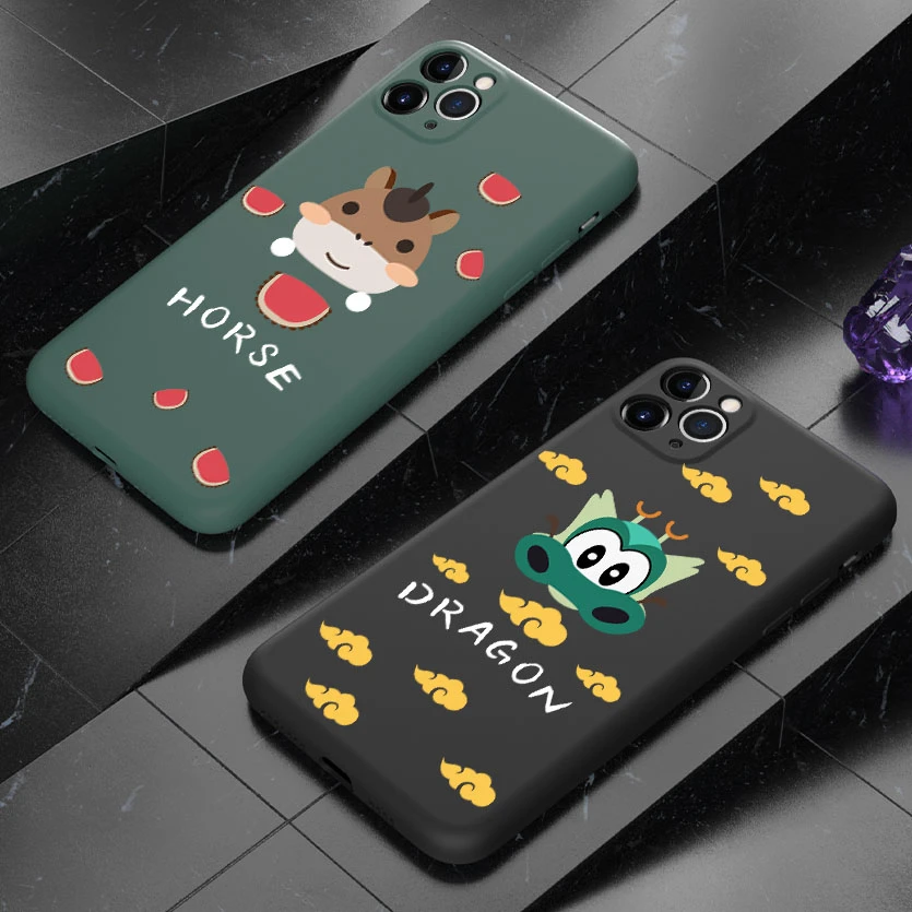 Мягкий силиконовый чехол с милыми мультяшными животными зодиака для Samsung Galaxy S9 S10