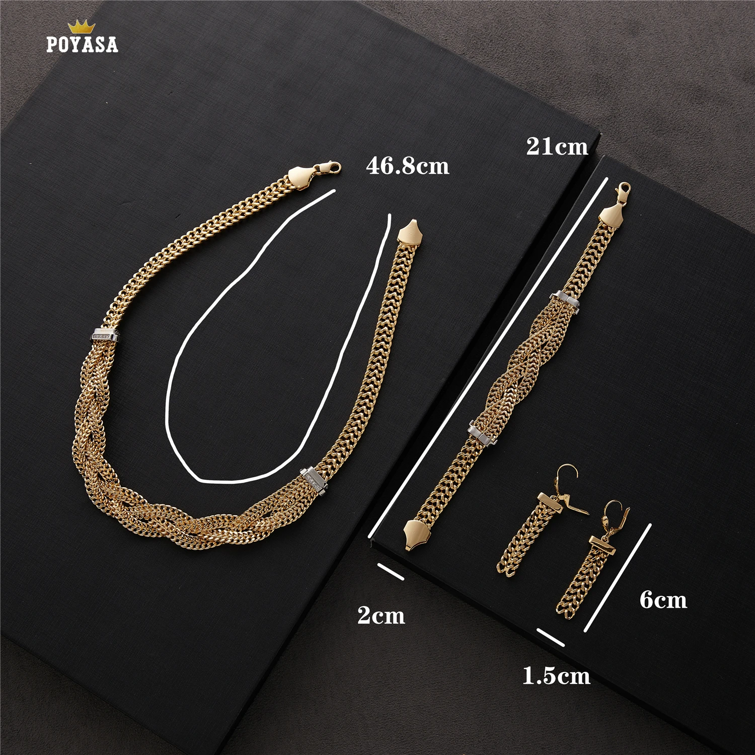 Алжирский Лидер продаж аксессуары Свадебный модный набор ювелирных изделий из