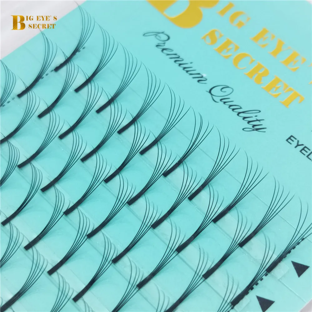 BES 1 Tray Long Stem Russian Volume Lashes Fans Premade Individual Extension Eyelashes | Красота и здоровье