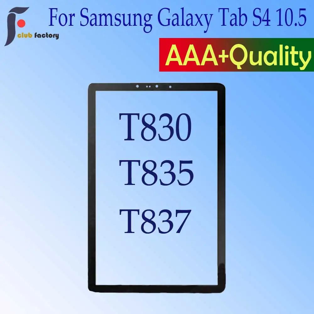 Для Samsung GALAXY Tab S4 9. 0 T830 T835 внешняя стеклянная панель SM Запасное стекло (не