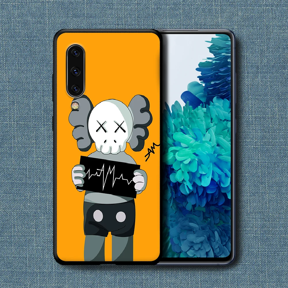 

Cartoon kaw Phone Case For Samsung Galaxy A 3 5 7 8 10 20 20E 21S 30 30S 40 50 51 70 71 black Hoesjes Painting Etui Tpu Bumper