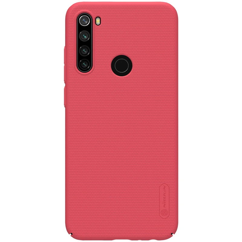 Чехол Nillkin для Xiaomi Redmi Note 8T 8 7 6 5 Pro, матовый защитный чехол из поликарбоната, чехол для Xiaomi Redmi Note 8T 8 7 6 5 Pro, чехол - Цвет: Красный