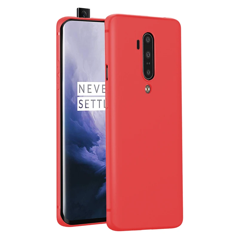 Чехол для oneplus 7t pro, матовый Mofi, чехол для oneplus 7 T, Ультратонкий Мягкий Черный силиконовый тонкий чехол ONE PLUS 7T PRO, чехол для бизнеса