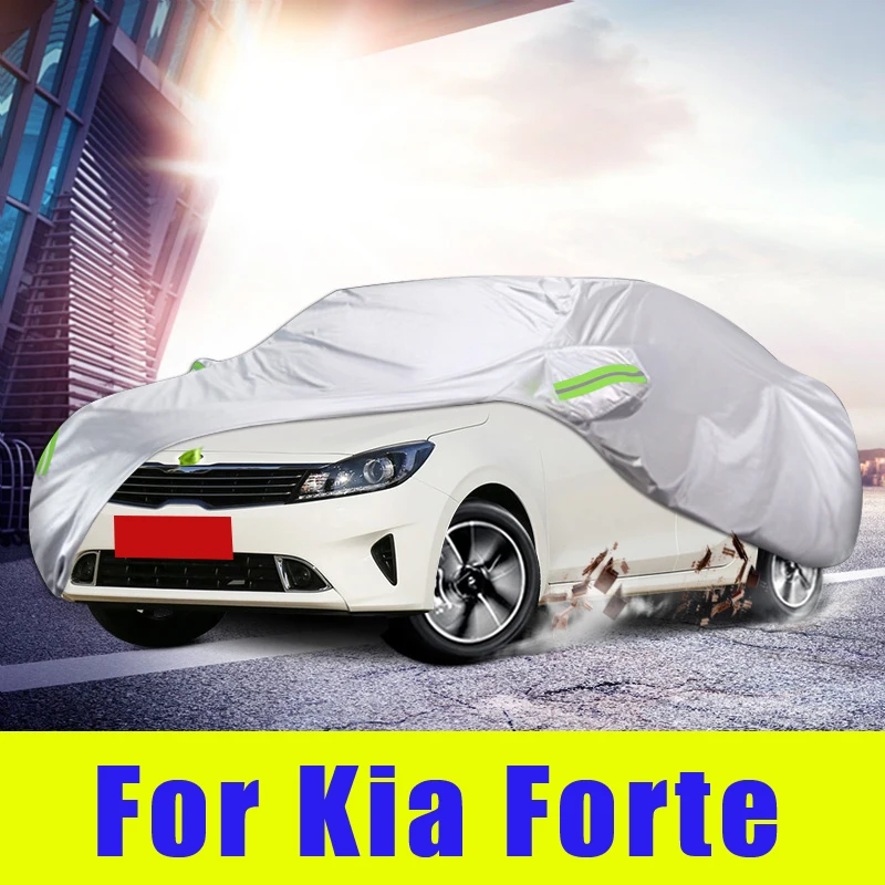 Waterproof full car covers Outdoor Sunshade Dustproof Snow For Kia Forte 2009-2019 Sedan Accessories