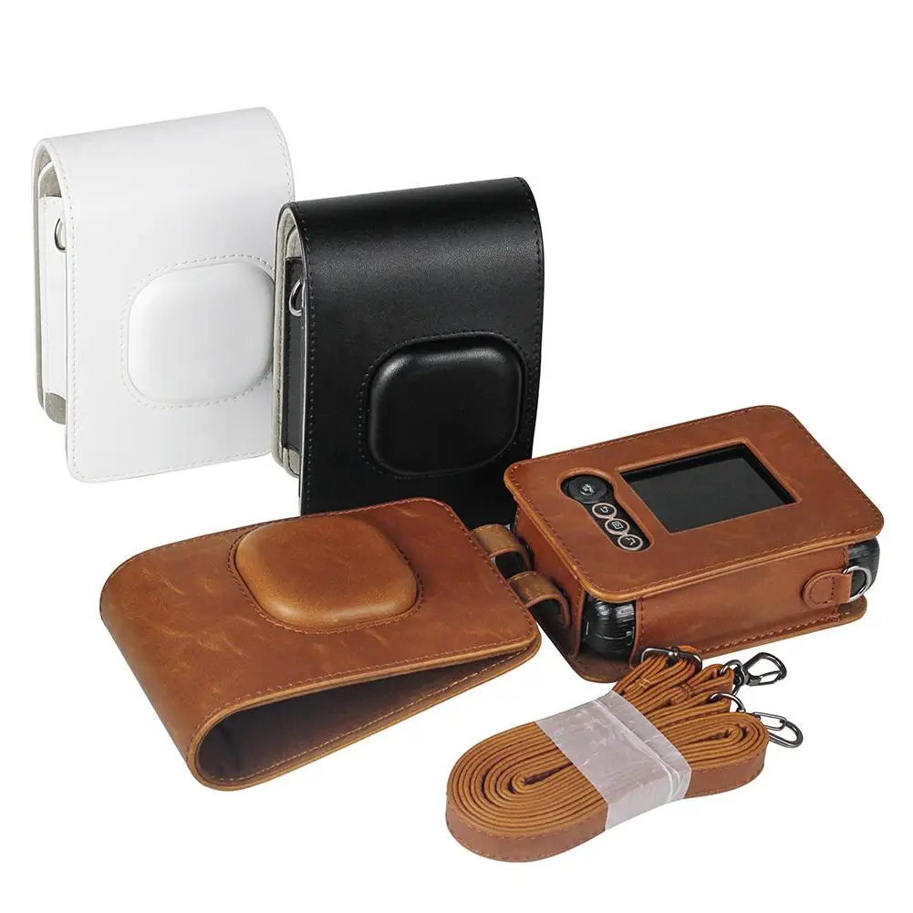 Миниатюрная сумка из искусственной кожи в стиле ретро для камеры Fujifilm Instax Mini Liplay