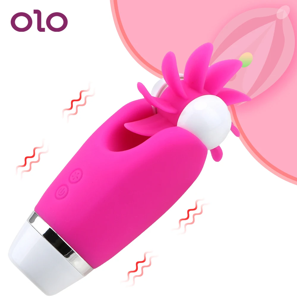 OLO Tougue Licking Vibrator Rotation Oral 12 Speed Clitoris Stimulator Female Masturbator Sex Toys For Women Adult Games | Красота и