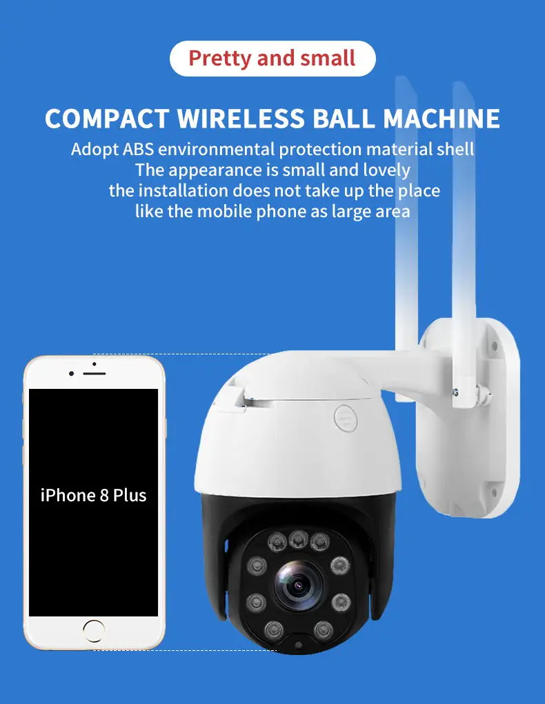 3g 4G 1080P WiFi IP CCTV камера безопасности PTZ скорость купол ИК Открытый