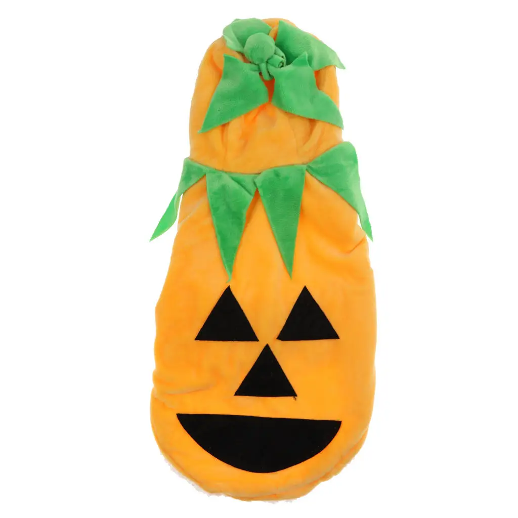 

Dog Clothes - Pet Comfortable Unisex Coat - Halloween Xmas Pumpkin Costumes