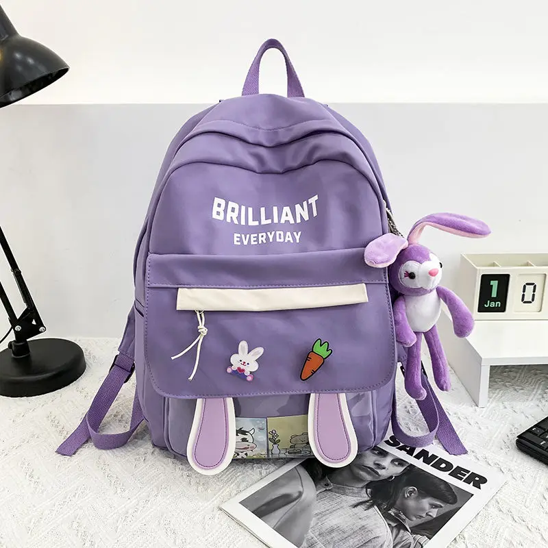 Школьные портфели с мультипликационным рисунком для девочек, милый детский рюкзак, водонепроницаемые Рюкзаки для книг, сумки