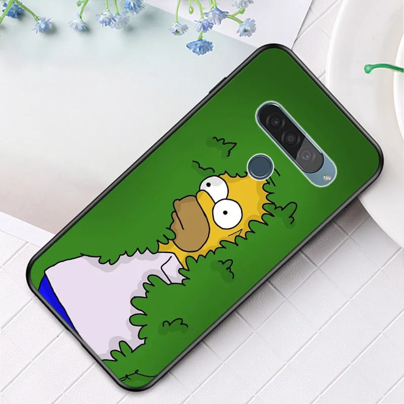 Чехол Simpsons для Google Pixel 6 Pro 5 5A 4 4A XL чехол LG Q60 V60 V50 V50S V40 V35 V30 черный мягкий телефона |