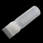 Пустой аппликатор флакон для окрашивания волос с градуированной расческой для окрашивания волос