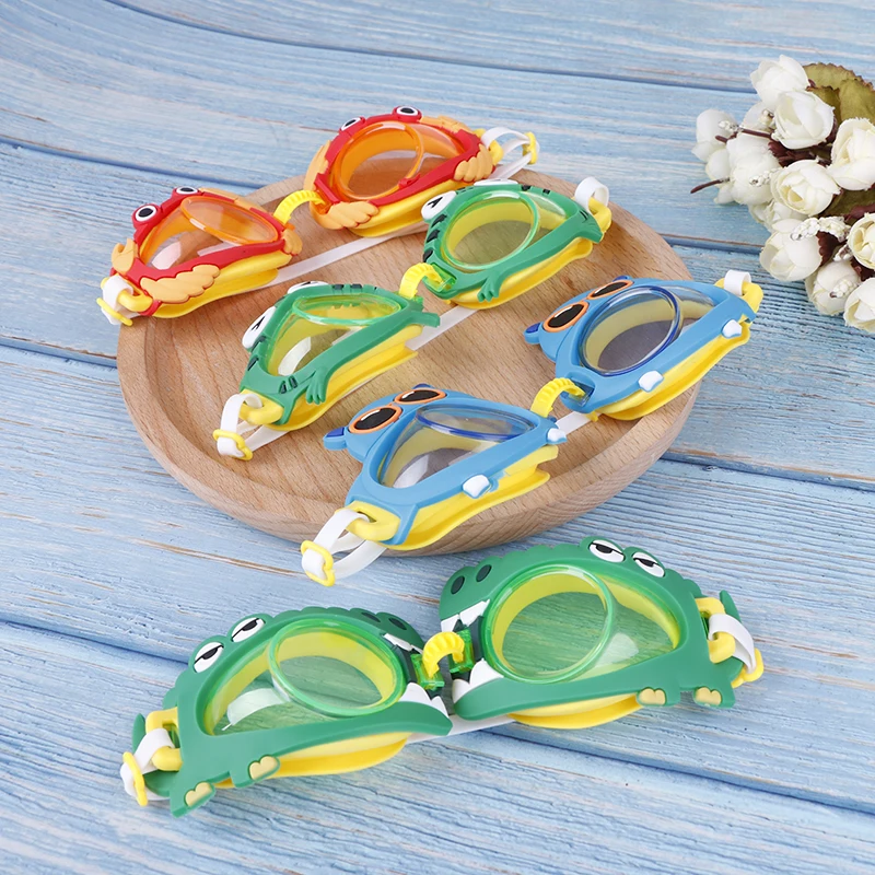 Горячие очки плавательные Дети регулируемые водонепроницаемые противотуманные