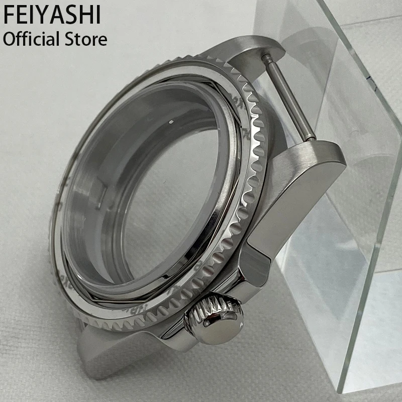 watches accessories Men's watches case Submariner Series For Japan seiko nh35 nh36 dial movement Eyeless covers Sapphire Glass