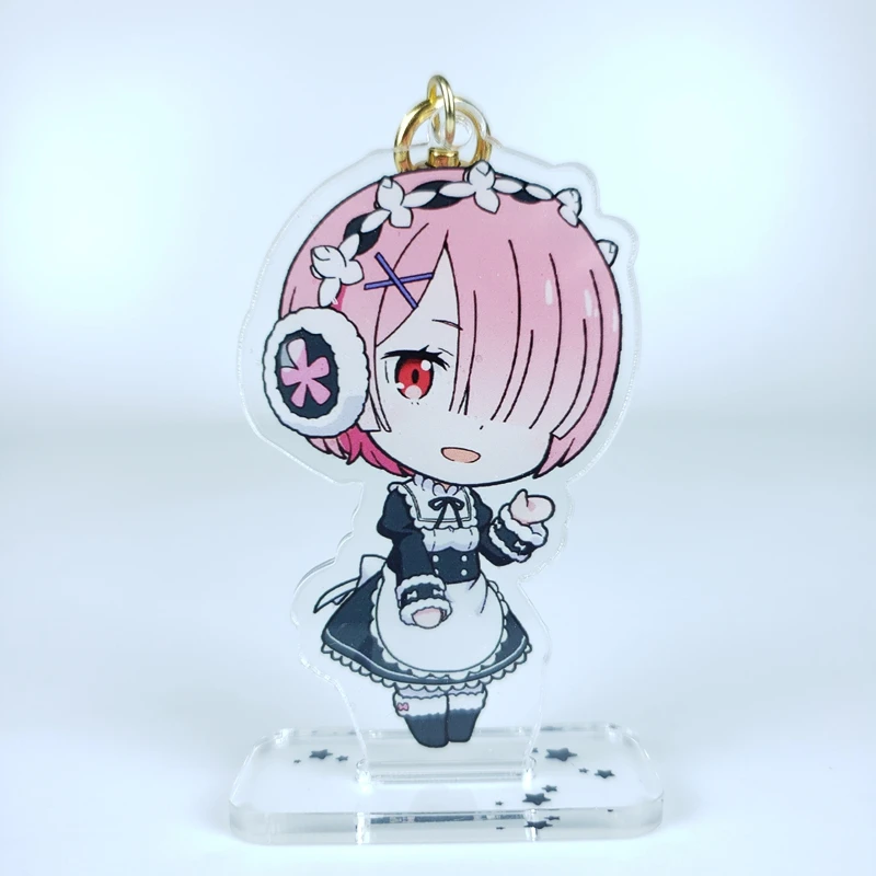 Брелок для косплея с рисунком аниме Re:Life in A Different World from Zero Ram Rem 1 шт. | Украшения и