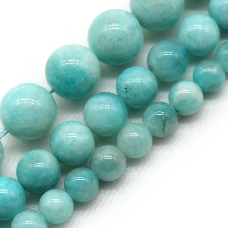 

Natural Dark Green Burmese Jades Stone Loose Spacer Beads 6 8 10 mm For Jewelry Making DIY Bracelet Necklace Accessories 15''