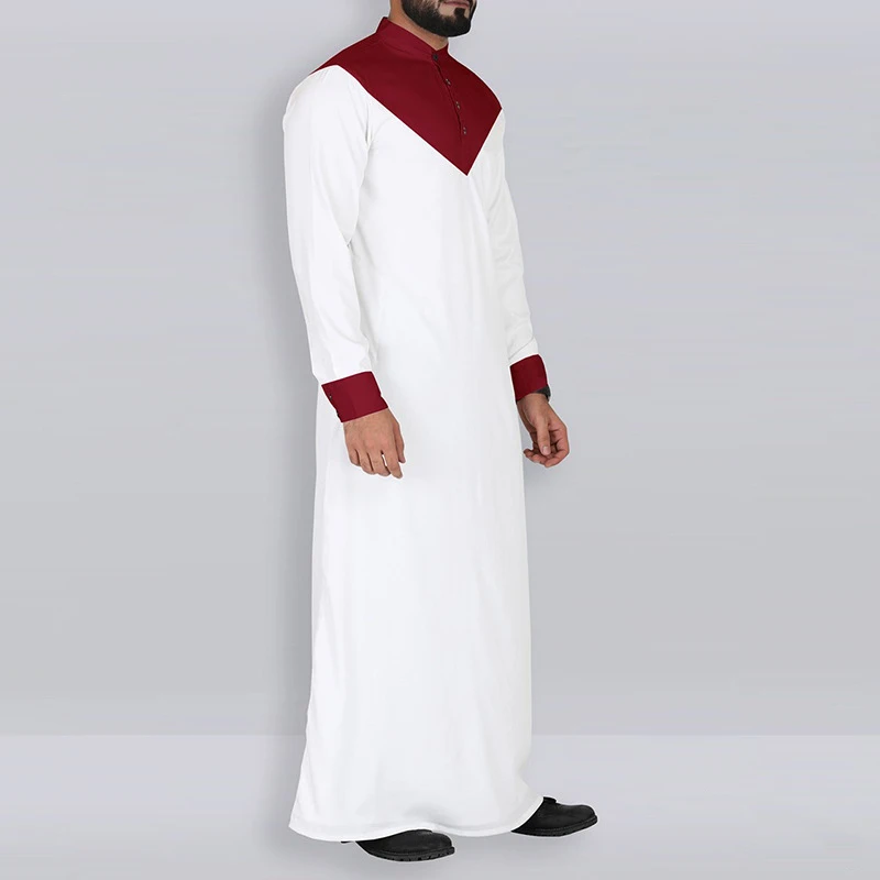 Кафтан Мужская мусульманская одежда jubba tobe abaya халат Дубай Саудовская арабское