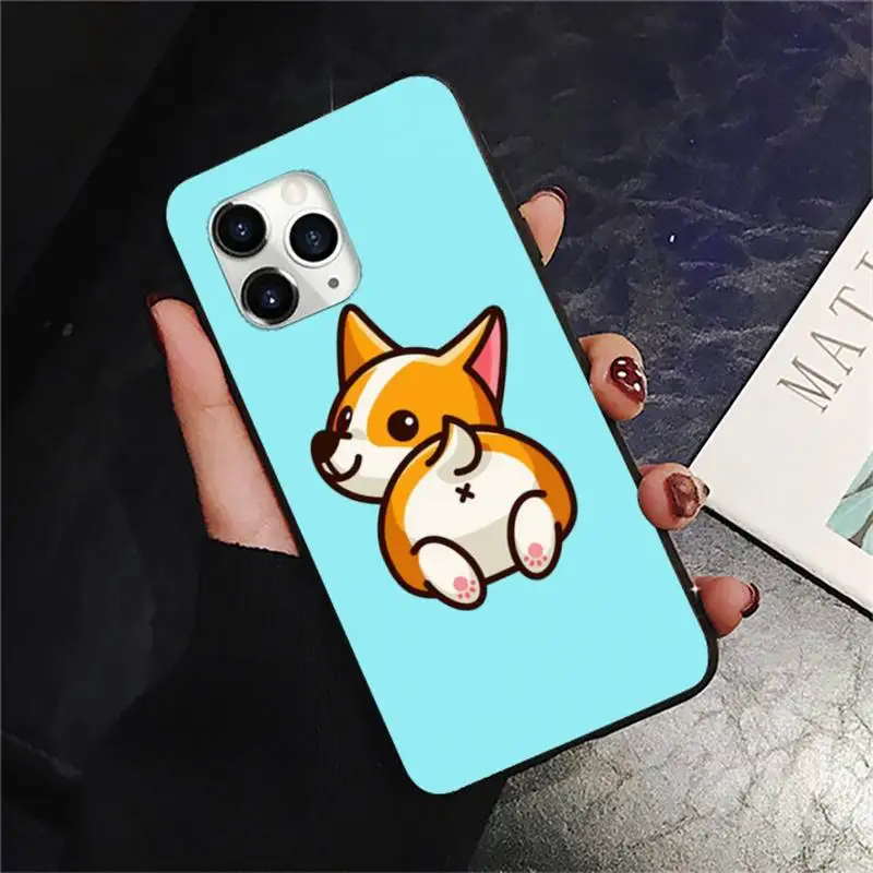 

Funny Cute Dog animal Phone Case for iPhone 11 12 pro XS MAX 8 7 6 6S Plus X 2020 XR Mini