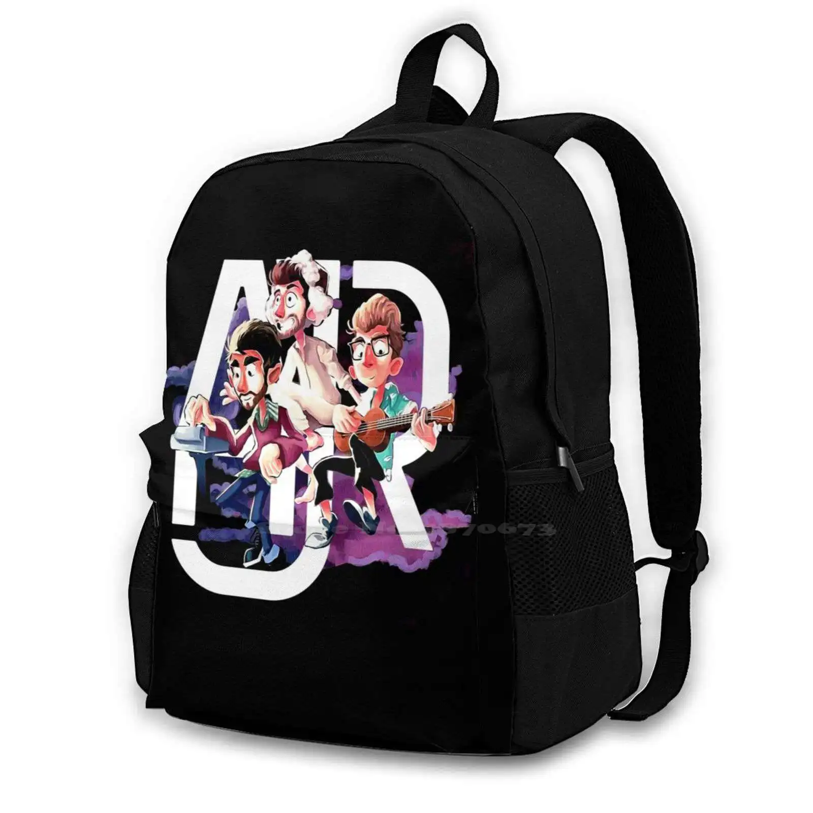 

Ajr Merch School Bag Big Capacity Backpack Laptop 15 Inch The Click Ajr Brothers Music Adam Met Weak Ajr Follow The Click