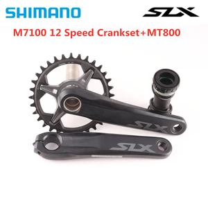 SHIMANO SLX M7100 M7120 кривошипная система 12S MTB Bike 170 мм 175 мм Звездочка M8100 30T 32T 34T 36-26T BB MT800 BSA PA M7100 кривошипная система