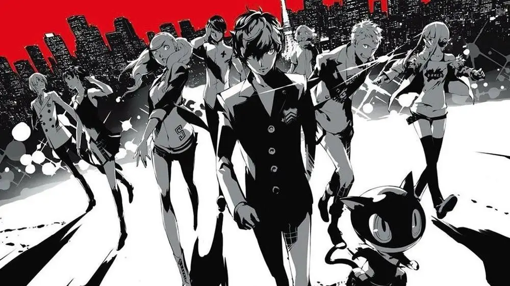 Persona 5 анимация 3 шелковой ткани настенный художественный плакат Декор Стикеры