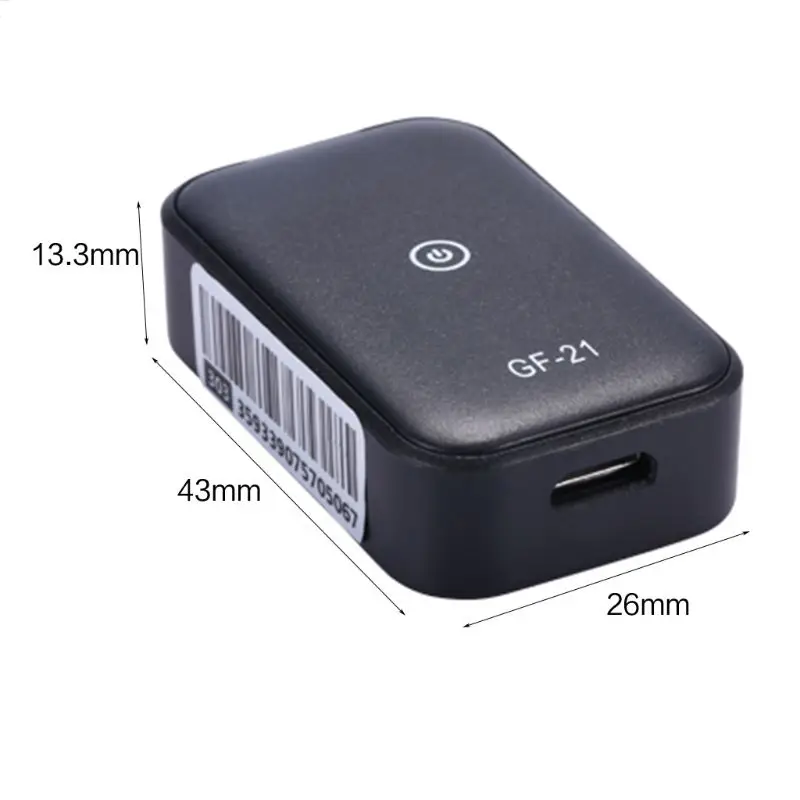 

GF21 Mini GPS Real Time Car Tracker Anti-Lost Device Voice Control Recording Locator High-definition Microphone WIFI+LBS+GPS Pos