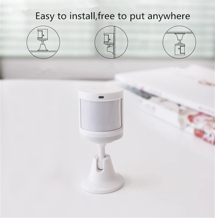 Xiaomi mijia Aqara Human Body Sensor Smart body Movement Motion Wireless ZigBee Connection works with Gateway hub Mi home | Безопасность