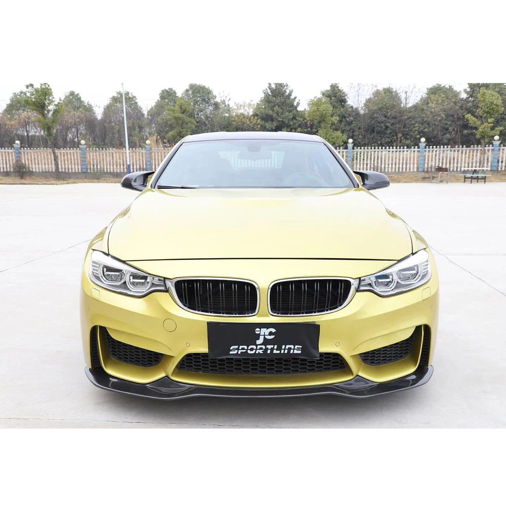 Передний бампер из углеродного волокна для BMW F80 M3 F82 F83 M4 2014 2018|Амортизаторы| |