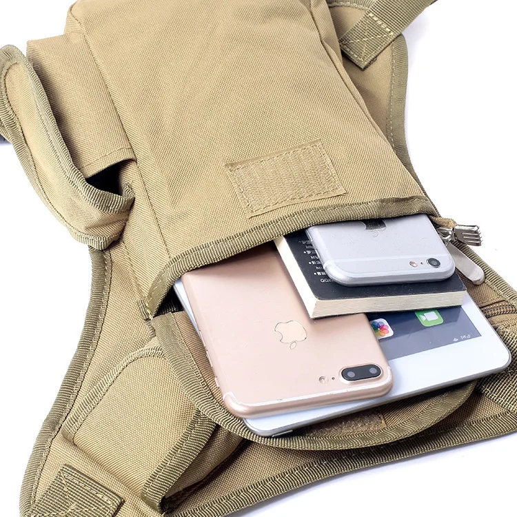 

Men Canvas Drop Leg Bag Waist Casual Pack Belt Hip Bum Military Travel Multipurpose Messenger Shoulder Bags Cycling Tactical Bag