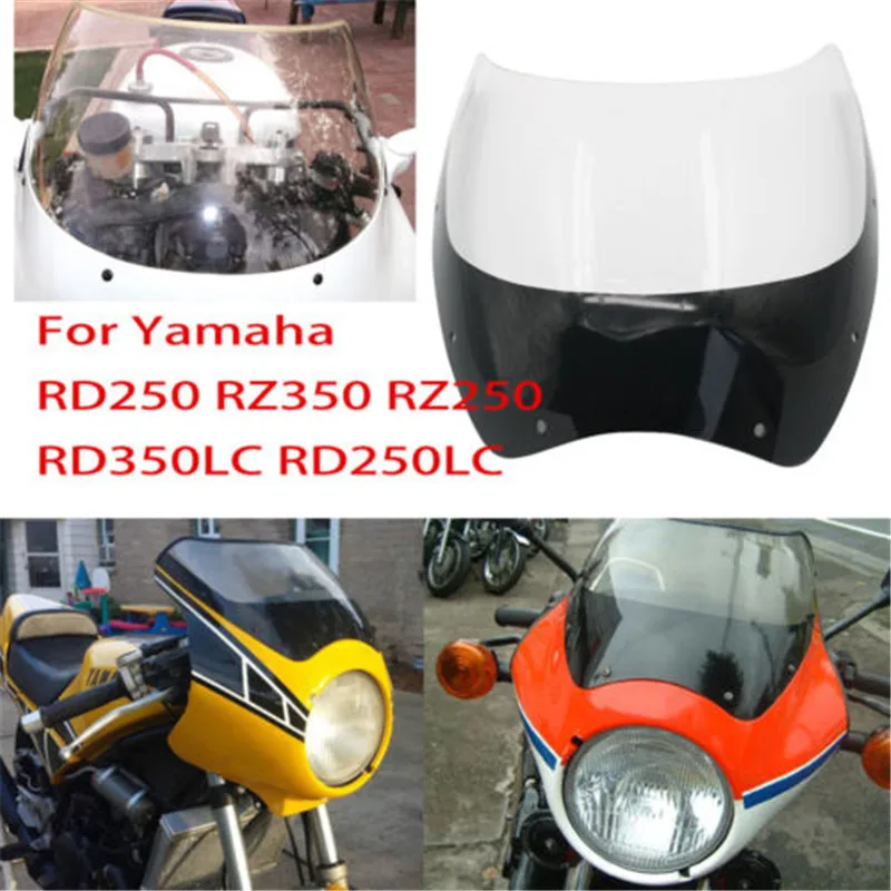 RD350 YPVS 83-86 мотоцикл ветер экран лобовое стекло Переднее стекло щит экран дефлектор для Yamaha RD 350 YPVS 1983 1984 1985 1986