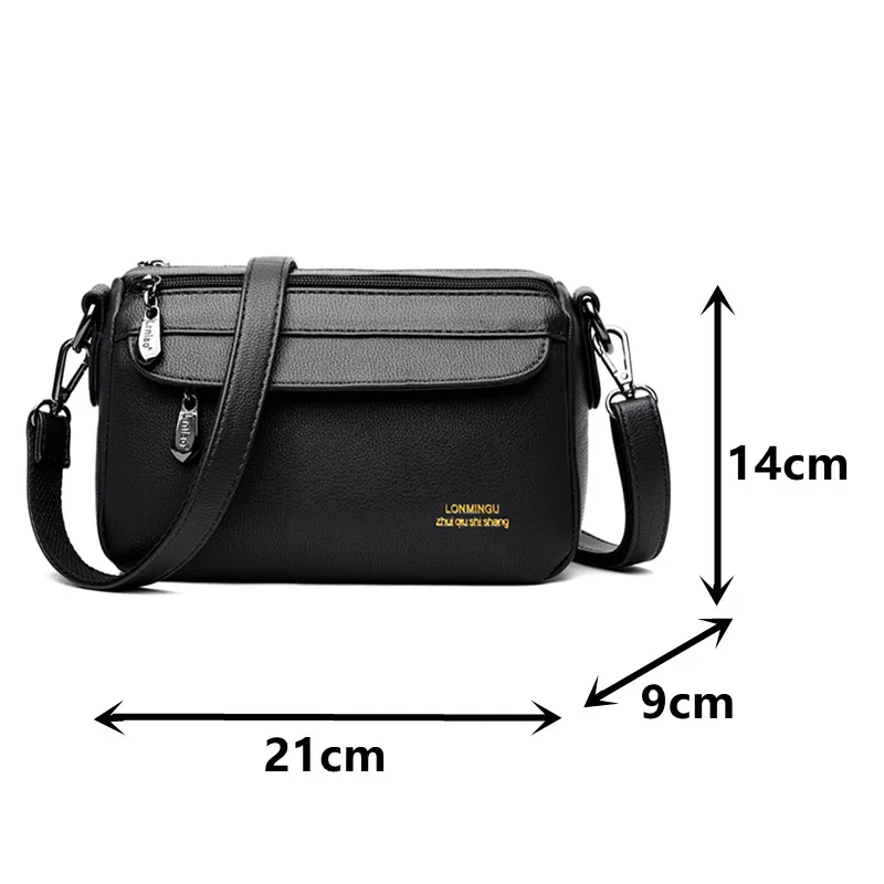 

Small Pu Leather Handbags for Women Simple Fashion Designer Shoulder Bag Luxury Trendy All-match Female Crossbody Messenger Bag