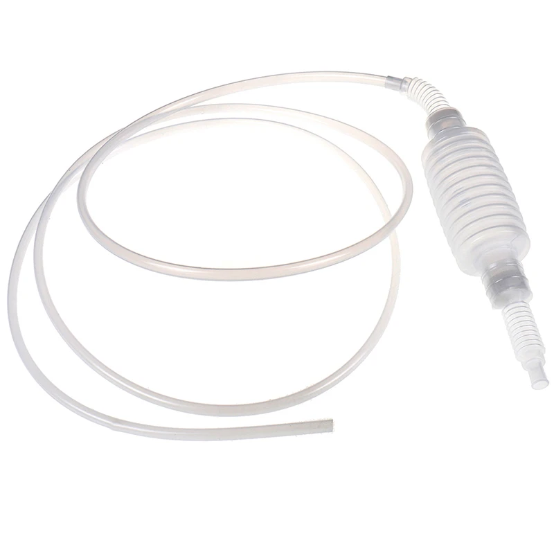 

1pc hot sale Plastic Syphon liquid Siphon hose Fuel Liquid Transfer Pump Manual Home Use